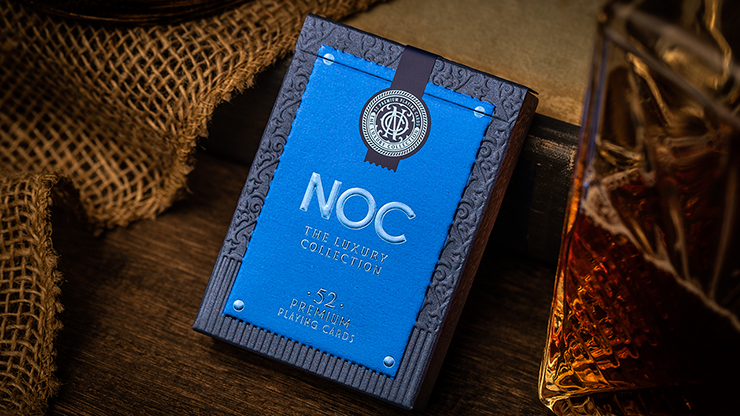 NOC (Azul) The Luxury Collection Naipes de Riffle Shuffle x The House of Playing Cards