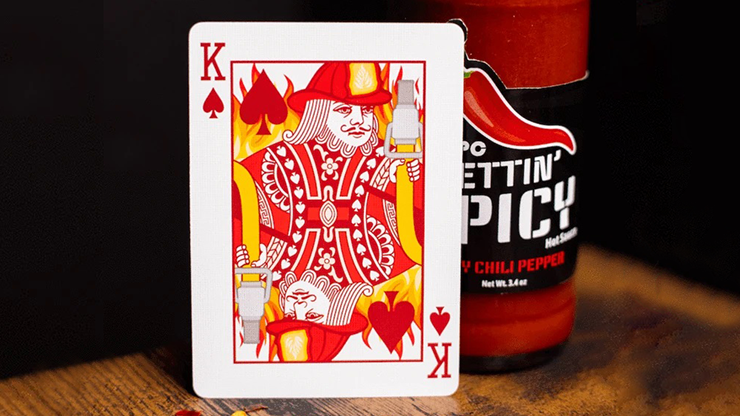 Gettin Spicy -Chili Pepper Playing Cards by OPC