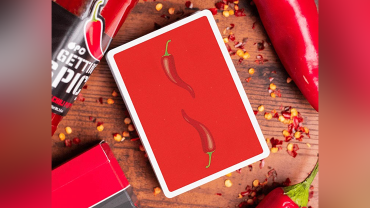 Gettin Spicy -Chili Pepper Playing Cards by OPC