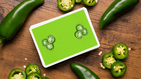 Gettin Saucy - Jalapeno Pepper Playing Cards by OPC
