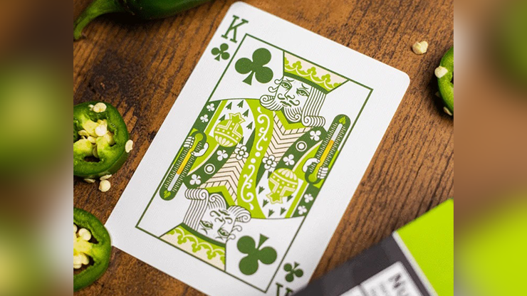 Gettin Saucy - Jalapeno Pepper Playing Cards by OPC