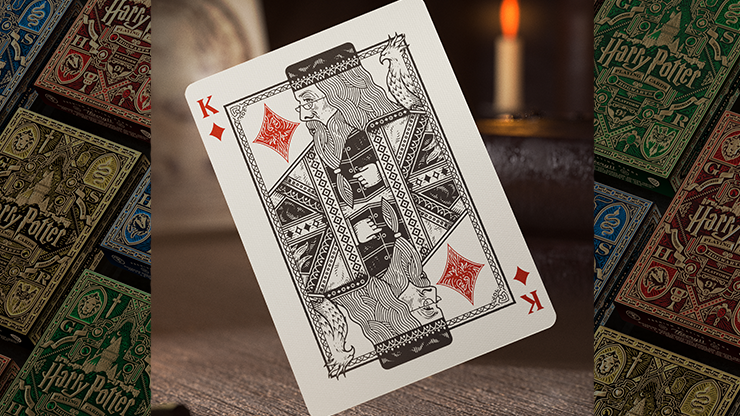 Aquarius Harry Potter Spielkarten Gryffindor – Offiziell Lizenziert, 54 Blatt, Ca. 6 X 9 Cm, Für Poker & Skat