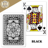 Brybelly Elite Medusa Back Casino- (Black) Playing Cards