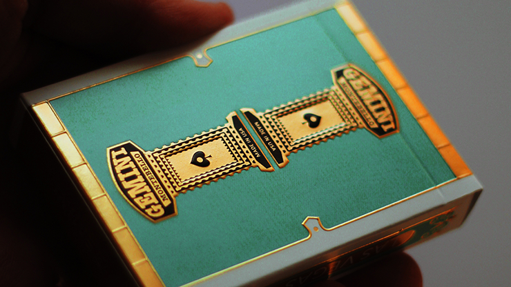 Gemini Casino (Deluxe Edition) Turquoise Playing Cards  by Gemini