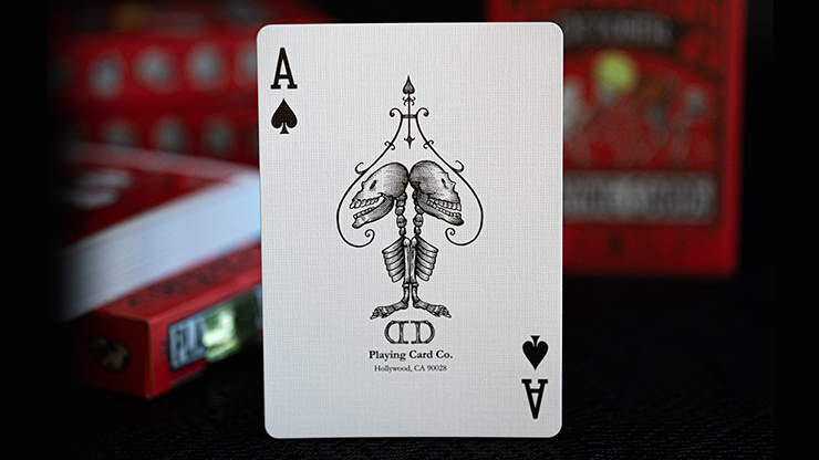 FULTON\'S October Red Edition Playing Cards