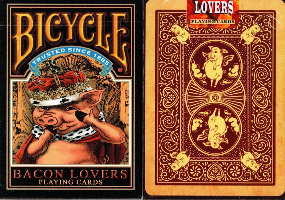 Bicycle Bacon Lovers Playing Cards by Collectable Playing Cards (Rare)
