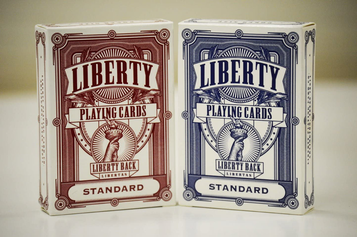 Liberty Playing Cards (Blue) by Jackson Robinson and Gamblers Warehouse