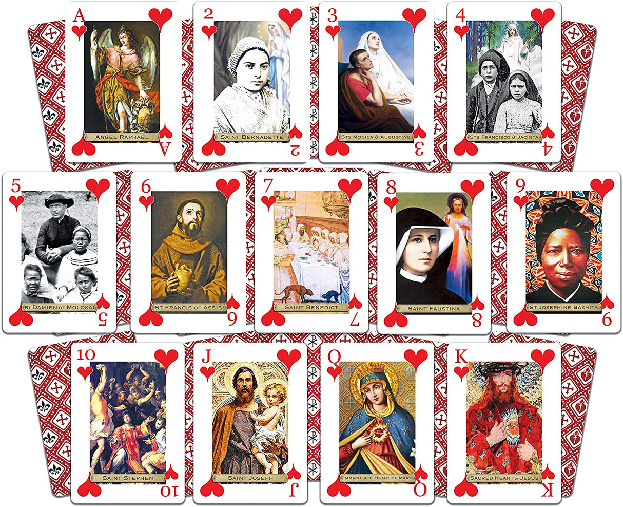 Holy Playing Cards Premium Cards Featuring The Saints