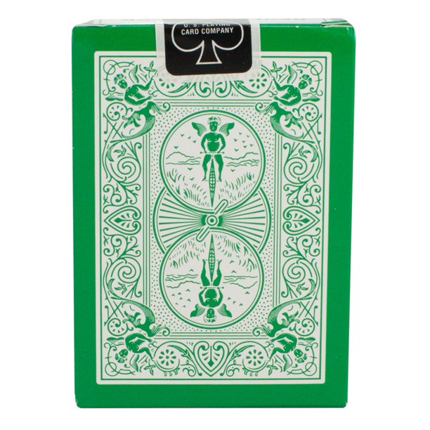 Reversed Back Bicycle Deck - Green – Collectible Playing Cards
