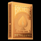 Bicycle Metalluxe Orange Playing Cards