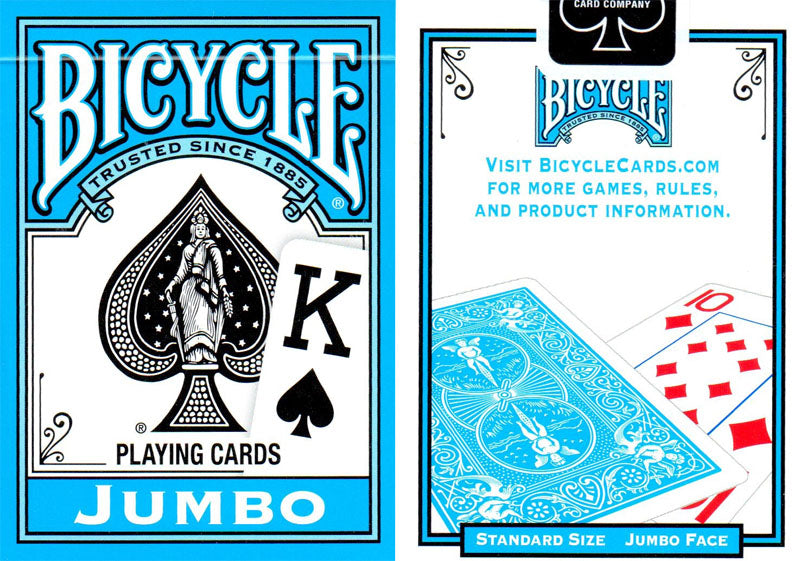 Bicycle Blue Jumbo Index Playing Cards