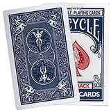The Orginal Jumbo Bicycle Rider Back Deck 8082 (Blue) (Rare)