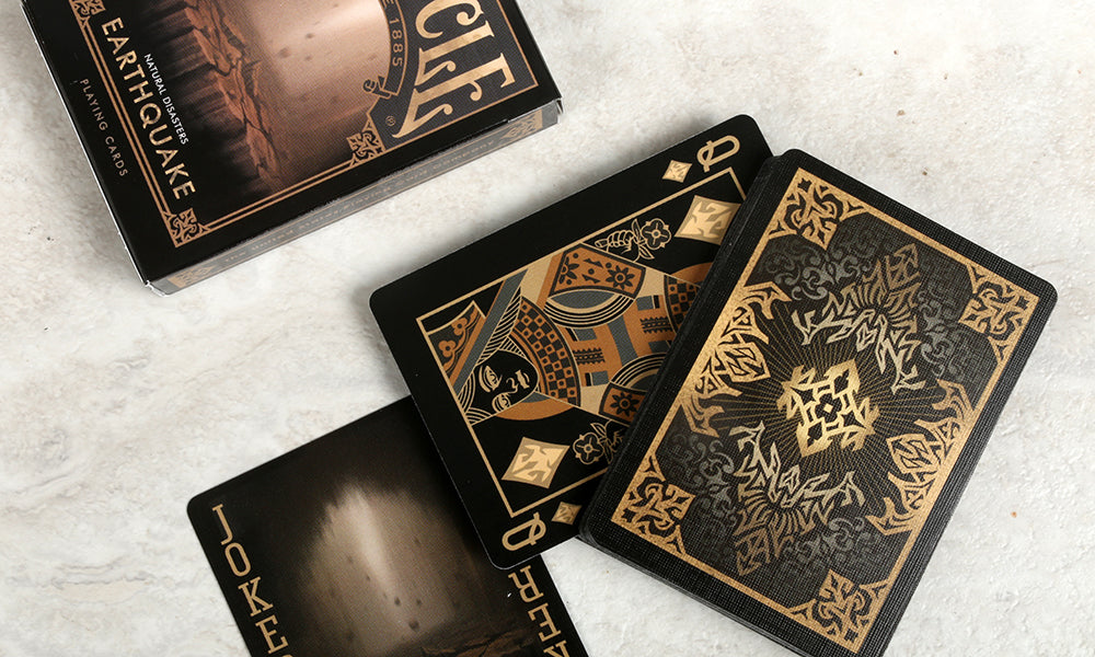 Disaster Game Card Bicycle Natural Disasters Earthquake Playing Cards – Collectible ...