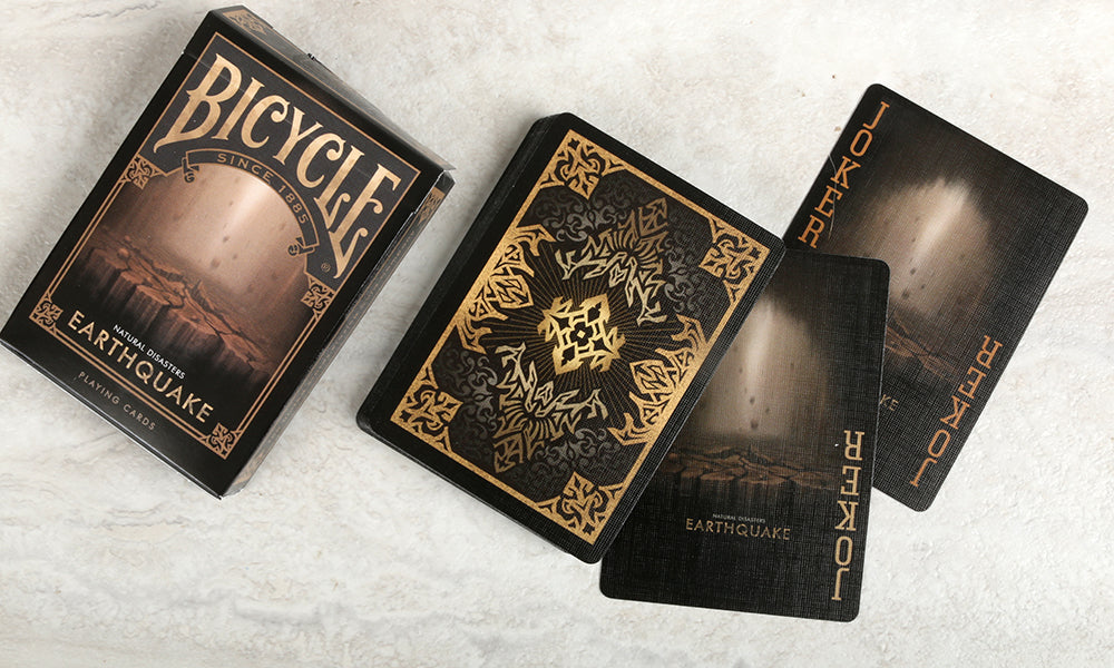 Disaster Game Card Bicycle Natural Disasters Earthquake Playing Cards – Collectible ...