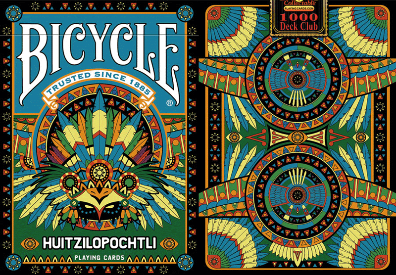Bicycle Huitzilopochtli Playing Cards (1000 Deck Club)