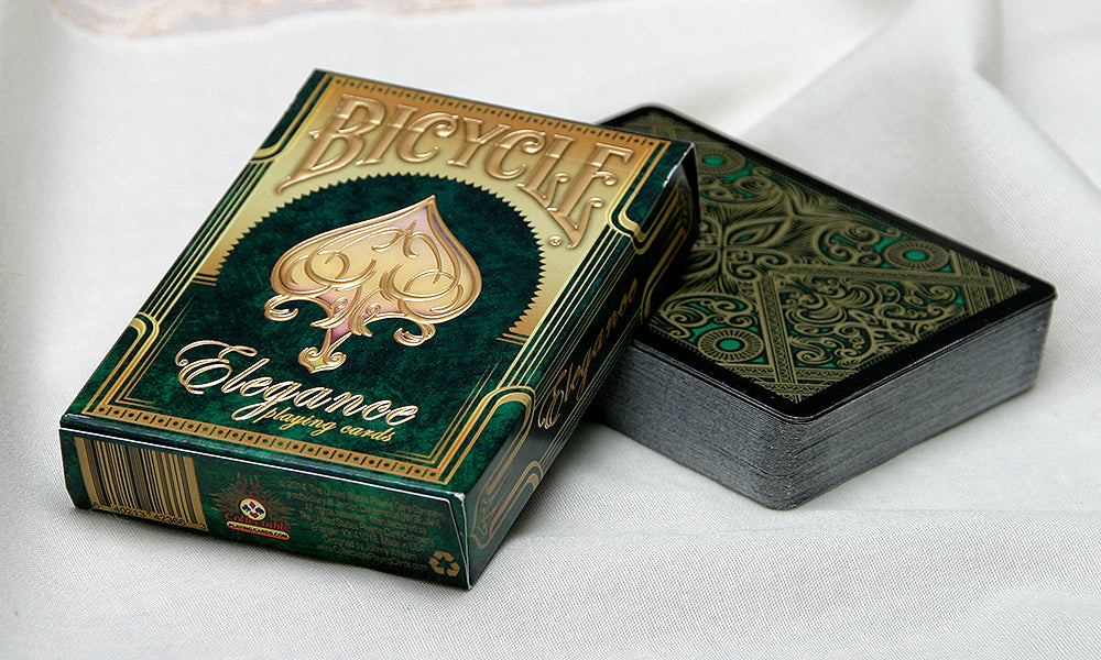 Bicycle Elegance Edición Limitada Verde Esmeralda de Collectable Playing Cards