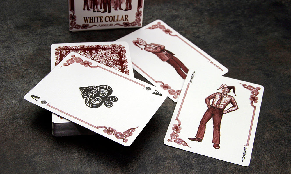 Bicycle White Collar Playing Cards by Collectable Playing Cards