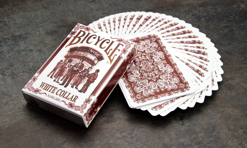 Bicycle White Collar Playing Cards by Collectable Playing Cards