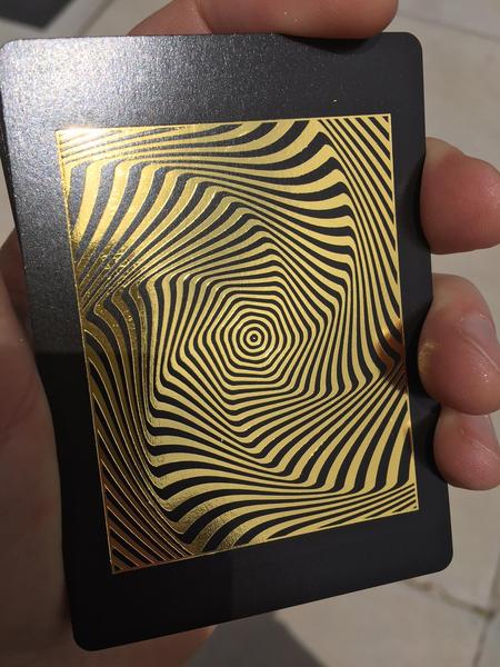 Royal Vortex Gold Foil Playing Cards
