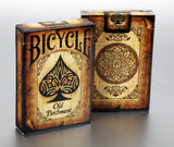 Naipes de pergamino antiguo de bicicleta de Collectable Playing Cards