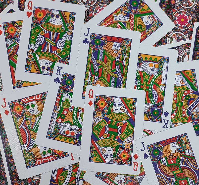Bicycle Peace & Love Playing Cards (1000 Deck Club)