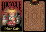 Bicycle Poker Cats Playing Cards (1000 Deck Club)