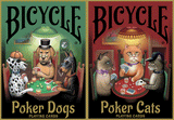 Bicycle Poker Dogs & Poker Cats Set