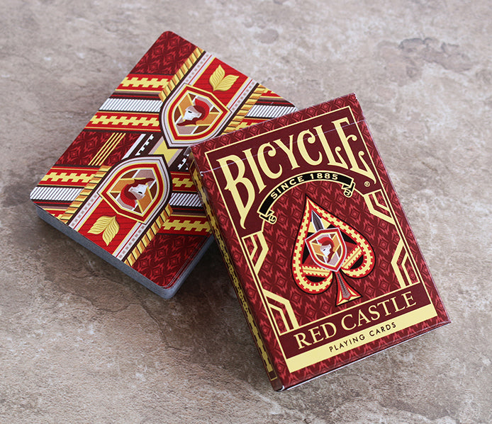 Naipes Bicycle Red Castle de Collectable Playing Cards