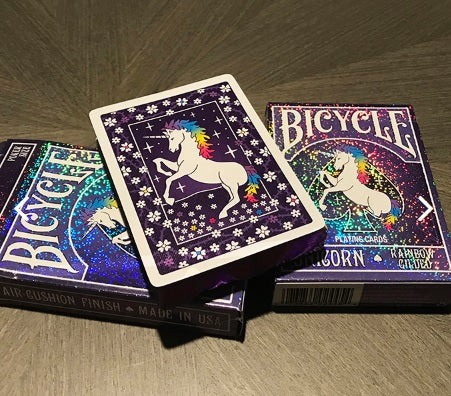 Bicycle Limited Edition Unicorn Rainbow Gilded Playing Cards (Rare)