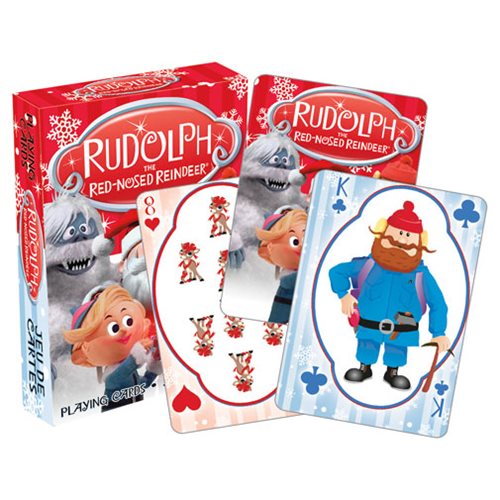 Rudolph The Red Nose Reindeer Christmas Playing Cards