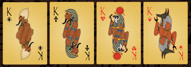 Pharaoh Playing Cards Limited Edition Foil Case By Collectable Playing Cards - (Out Of Print)