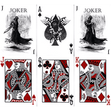 Limited Edition Blades Blood Metal Playing Cards by Handlordz, LLC - (Out Of Print)