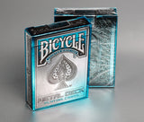 Bicycle Metal Rider Back (Blue) Playing Cards