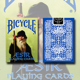 Baraja Bicycle Blue AEsir Viking Gods (azul) de US Playing Card Co.