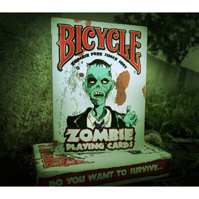 Tarjetas de zombies en bicicleta de la USPCC