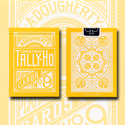 Tally Ho Reverse Fan back (Yellow) Limited Ed. by  Aloy Studios / USPCC