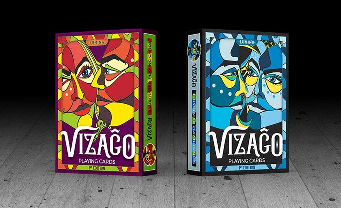 VIZAGO (Red) Playing Cards