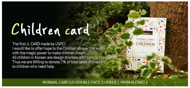 Children Playing Cards by JL