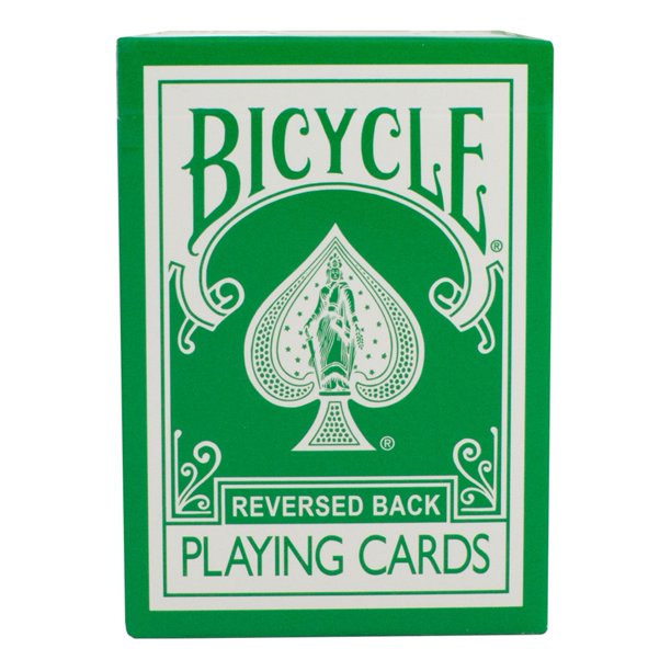 Bicycle Reversed Back 緑　レアデック Reversed Back Bicycle Deck - Green – Collectible Playing Cards