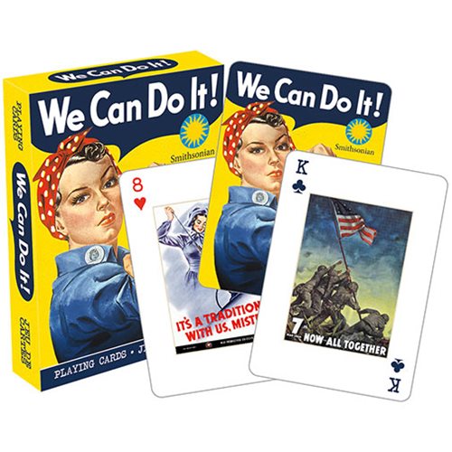 Smithsonian War Posters (WE CAN DO IT!) Playing Cards