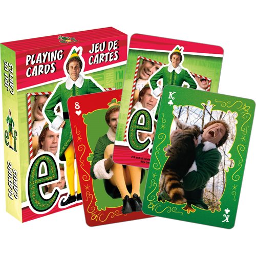 Elf Buddy Christmas Playing Cards