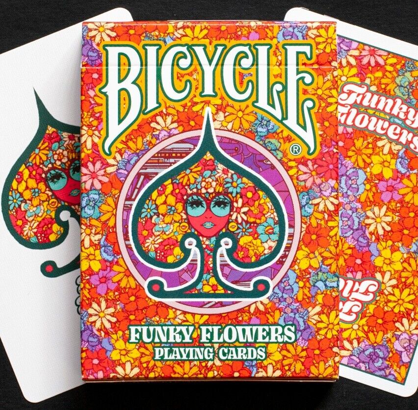 Bicycle Funky Flower Playing Cards