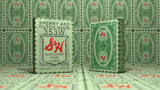Green Stamps Playing Cards