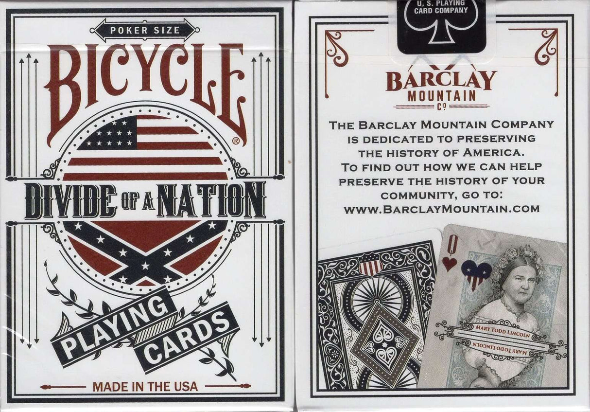 Bicycle Divide of A Nation Playing Cards