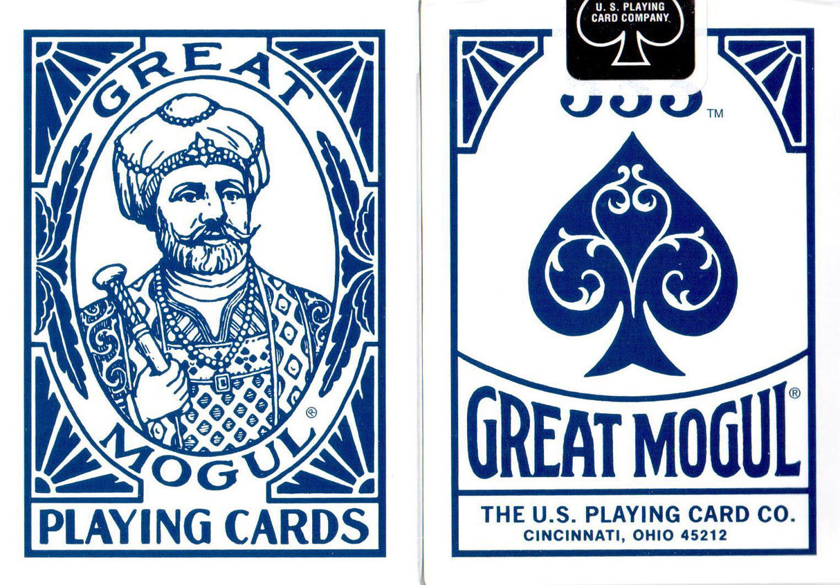 The Great Mogul Playing Cards (Blue) by USPCC (Rare)