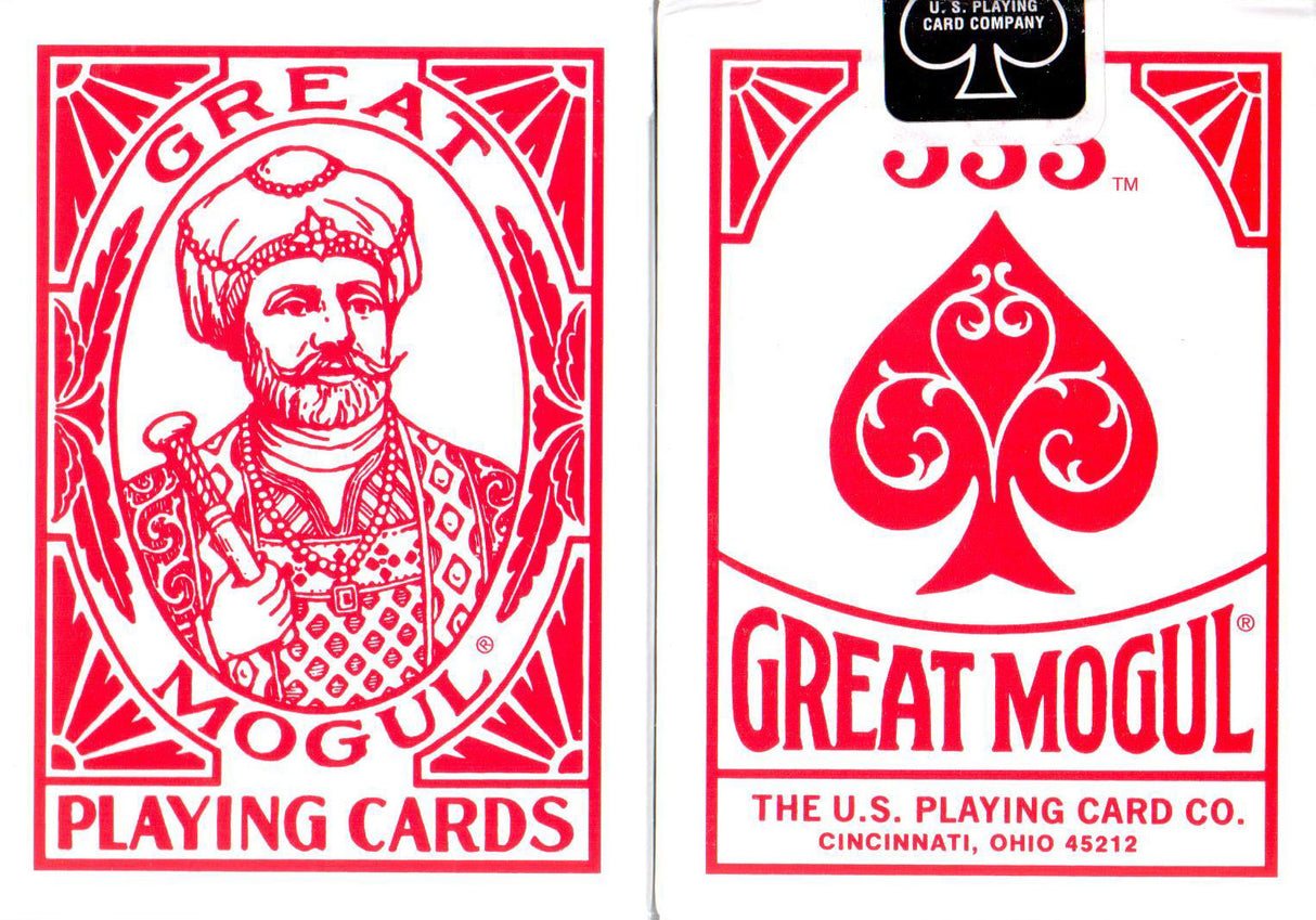The Great Mogul Playing Cards (Red) by USPCC (Rare)
