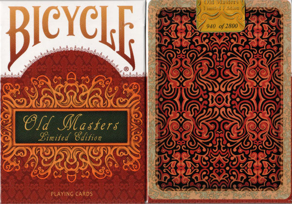 Bicycle Old Masters Limited Edition Playing Cards by Collectable Playing Cards