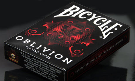 1st Run Misprinted Bicycle Oblivion Deck (Red) By Collectable Playing Cards
