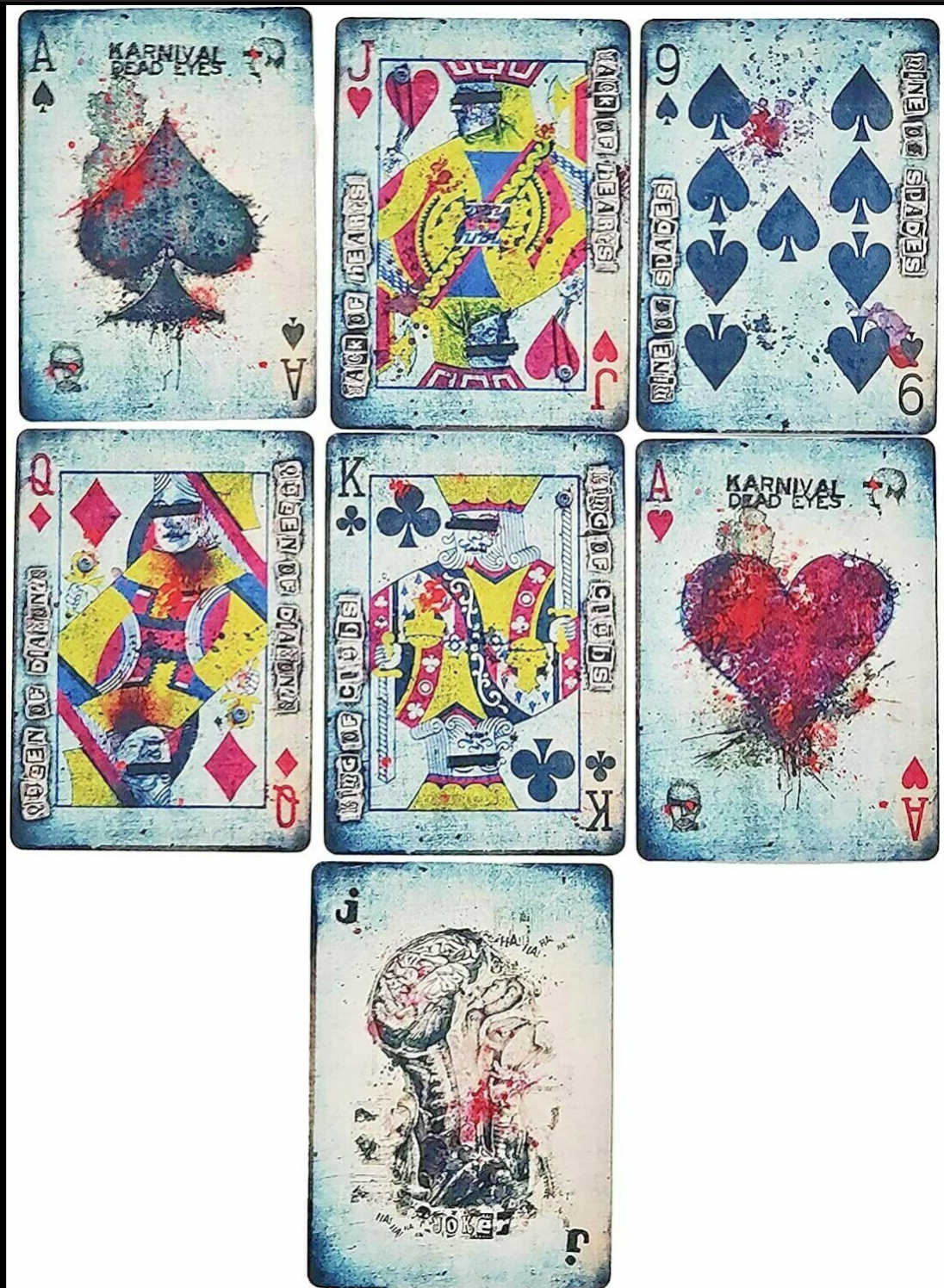 Karnival Dead Eyes X Edition Playing Cards