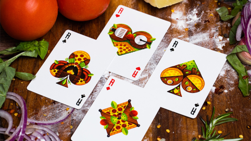 Royal Pizza Cheese Playing Cards